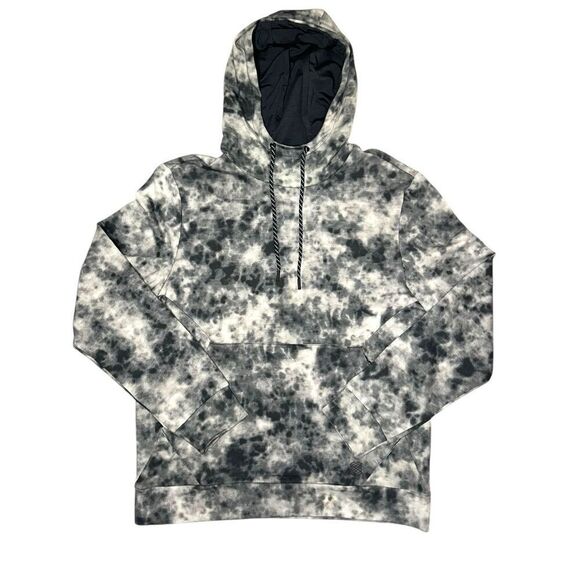 FLX Men’s Medium Synergy Hoodie Sweatshirt Charcoal Grey Fleece NEW - Picture 8 of 9